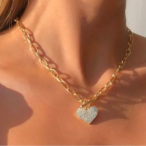 Fashion chain heart necklace